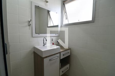 Banheiro Social de apartamento para alugar com 3 quartos, 103m² em Vila Julia, Guarujá