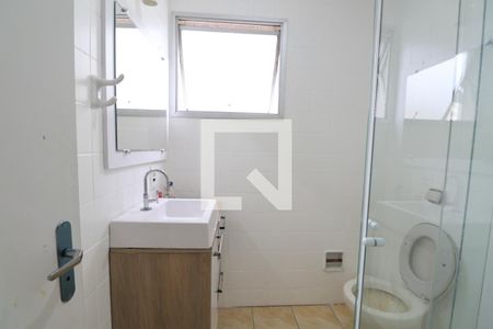 Banheiro Social de apartamento para alugar com 3 quartos, 103m² em Vila Julia, Guarujá