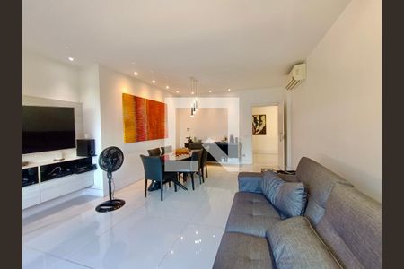 Sala de apartamento à venda com 3 quartos, 110m² em Humaitá, Rio de Janeiro