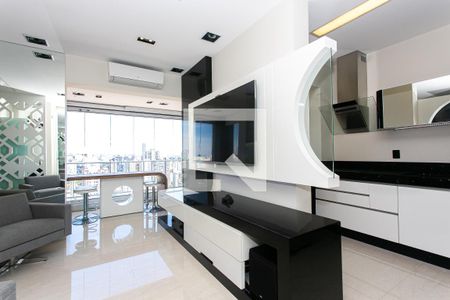 Sala de apartamento à venda com 1 quarto, 50m² em Vila Gomes Cardim, São Paulo