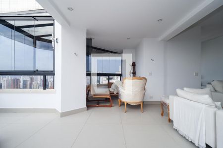 Varanda da Sala de apartamento para alugar com 5 quartos, 876m² em Vila Andrade, São Paulo