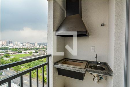 Varanda da Sala de apartamento para alugar com 2 quartos, 58m² em Utinga, Santo André