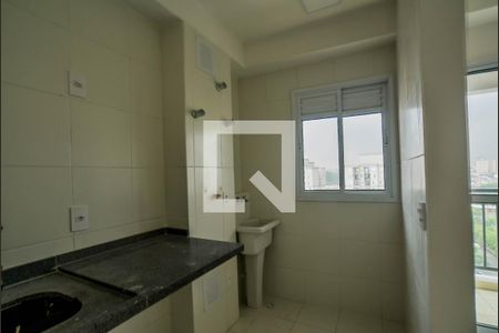 Cozinha e Área de Serviço de apartamento para alugar com 2 quartos, 58m² em Utinga, Santo André