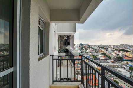 Varanda da Sala de apartamento para alugar com 2 quartos, 58m² em Utinga, Santo André