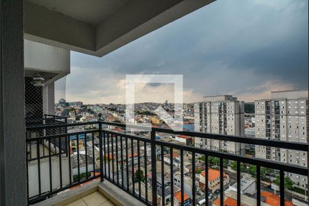 Varanda da Sala de apartamento para alugar com 2 quartos, 58m² em Utinga, Santo André