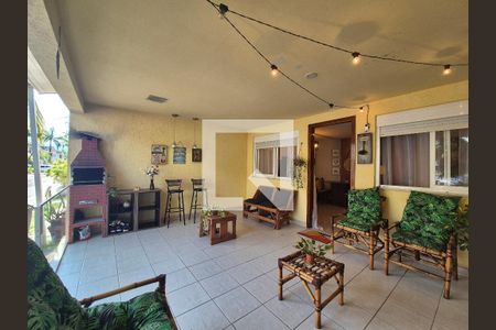 Varanda de casa de condomínio à venda com 3 quartos, 110m² em Vargem Pequena, Rio de Janeiro