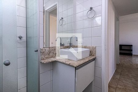 banheiro social de apartamento para alugar com 2 quartos, 84m² em Vila Santa Teresa (zona Sul), São Paulo