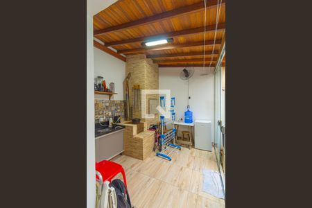 Varanda gourmet de casa de condomínio à venda com 2 quartos, 70m² em Rio Branco, Canoas