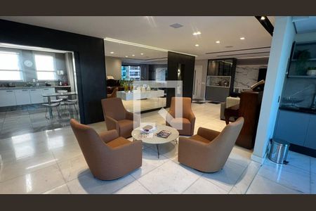 Sala de apartamento à venda com 4 quartos, 261m² em Belvedere, Belo Horizonte