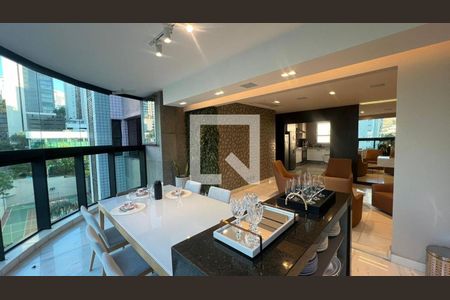 Varanda gourmet de apartamento à venda com 4 quartos, 261m² em Belvedere, Belo Horizonte
