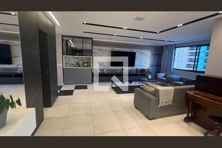 Sala de apartamento à venda com 4 quartos, 261m² em Belvedere, Belo Horizonte