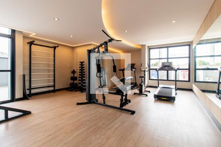 Área comum - Academia de apartamento à venda com 2 quartos, 48m² em Capão Raso, Curitiba