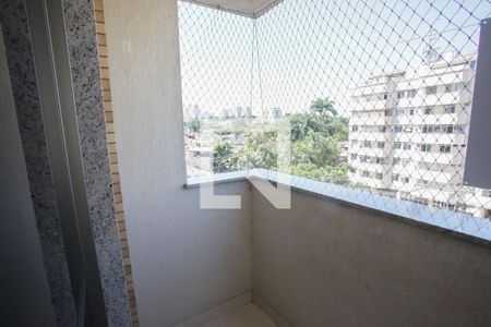 Varanda da Sala de apartamento para alugar com 2 quartos, 66m² em Pechincha, Rio de Janeiro