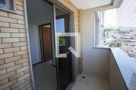 Varanda da Sala de apartamento para alugar com 2 quartos, 66m² em Pechincha, Rio de Janeiro