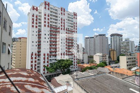 Vista da Sala de apartamento à venda com 1 quarto, 42m² em Bela Vista, São Paulo