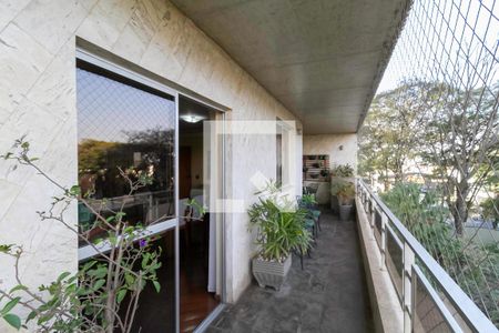 Varanda sala 1  de apartamento à venda com 4 quartos, 245m² em Santa Amelia, Belo Horizonte