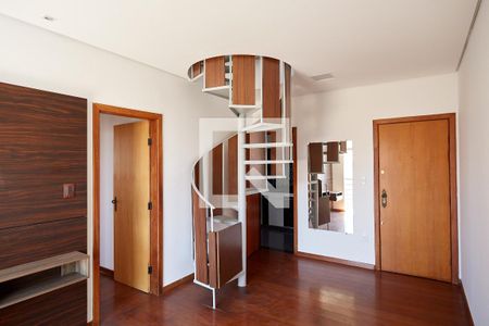 Sala  de apartamento à venda com 3 quartos, 135m² em União, Belo Horizonte