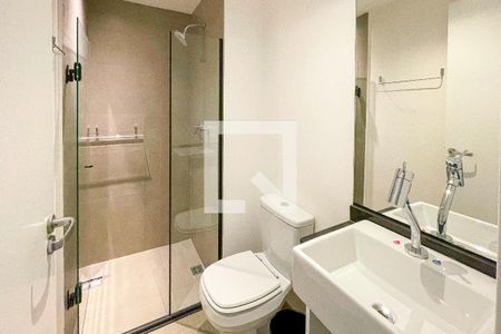 Banheiro de kitnet/studio à venda com 1 quarto, 32m² em Cerqueira César, São Paulo