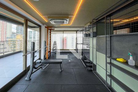 Área comum - Academia de kitnet/studio à venda com 1 quarto, 32m² em Cerqueira César, São Paulo