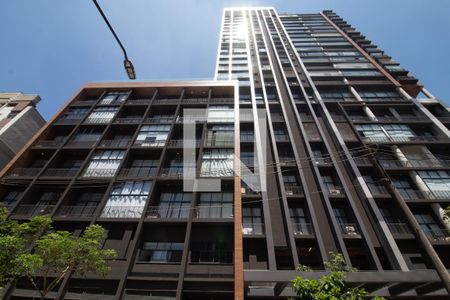 Fachada de kitnet/studio para alugar com 1 quarto, 28m² em Cerqueira César, São Paulo