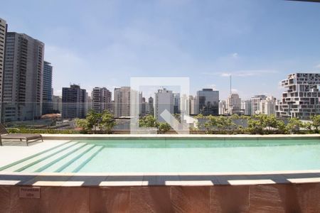 Área comum de kitnet/studio para alugar com 1 quarto, 28m² em Cerqueira César, São Paulo