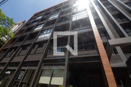 Fachada de kitnet/studio para alugar com 1 quarto, 28m² em Cerqueira César, São Paulo