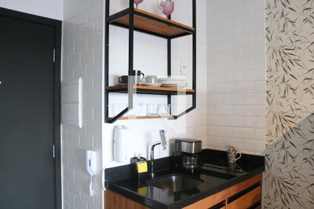 Cozinha de apartamento para alugar com 1 quarto, 25m² em Perdizes, São Paulo