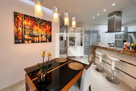 Sala de Jantar de casa de condomínio à venda com 3 quartos, 250m² em Swiss Park, Campinas