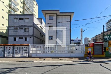 Fachada do Prédio de apartamento para alugar com 1 quarto, 42m² em Guilhermina, Praia Grande