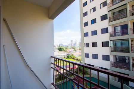 Varanda da sala de apartamento para alugar com 3 quartos, 86m² em Vila Floresta, Santo André