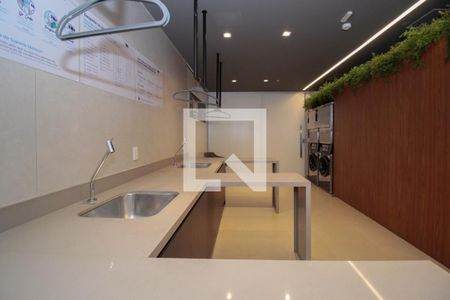 Lavanderia de kitnet/studio para alugar com 1 quarto, 25m² em Cerqueira César, São Paulo
