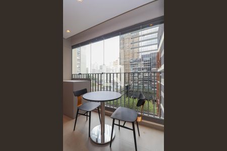 Varanda do Studio de kitnet/studio à venda com 1 quarto, 25m² em Cerqueira César, São Paulo