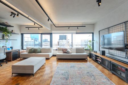 Sala de apartamento para alugar com 1 quarto, 95m² em Bela Vista, São Paulo