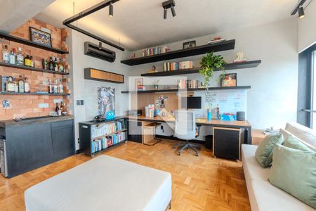 Sala de apartamento para alugar com 1 quarto, 95m² em Bela Vista, São Paulo