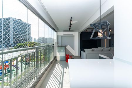 Varanda Gourmet de apartamento à venda com 3 quartos, 116m² em Barra Funda, São Paulo