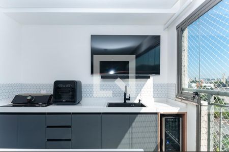 Varanda Gourmet de apartamento à venda com 3 quartos, 116m² em Barra Funda, São Paulo