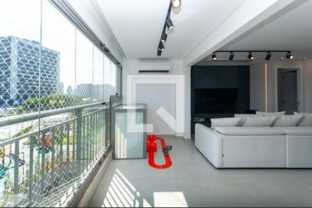 Varanda Gourmet de apartamento à venda com 3 quartos, 116m² em Barra Funda, São Paulo