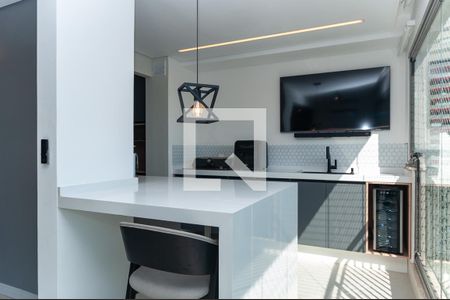 Varanda Gourmet de apartamento à venda com 3 quartos, 116m² em Barra Funda, São Paulo