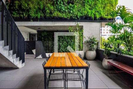 Área comum de kitnet/studio à venda com 1 quarto, 37m² em Menino Deus, Porto Alegre