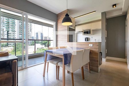 Sala/Cozinha de apartamento à venda com 2 quartos, 60m² em Pinheiros, São Paulo