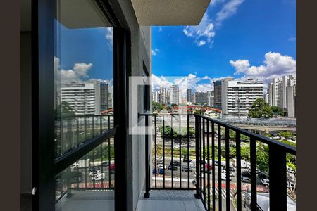 Sacada de apartamento para alugar com 1 quarto, 26m² em Campo Belo, São Paulo
