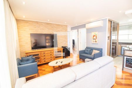 Sala de apartamento para alugar com 2 quartos, 82m² em Brooklin, São Paulo