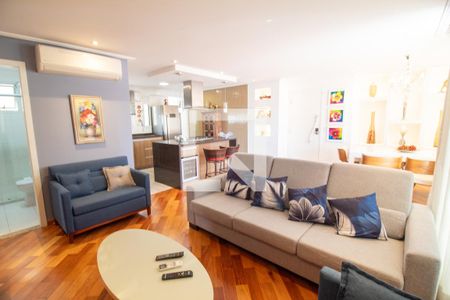 Sala de apartamento para alugar com 2 quartos, 82m² em Brooklin, São Paulo