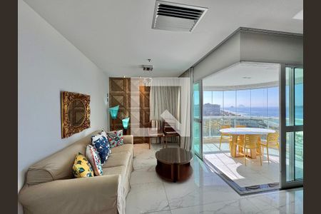Sala de apartamento à venda com 1 quarto, 52m² em Barra da Tijuca, Rio de Janeiro