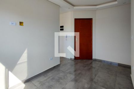Sala de casa de condomínio para alugar com 2 quartos, 60m² em Vila Caiçara, Praia Grande