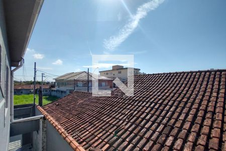 Vista da sala  de casa de condomínio para alugar com 2 quartos, 60m² em Vila Caiçara, Praia Grande