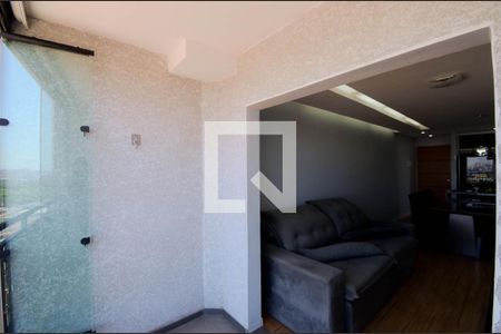 Varanda da Sala de apartamento à venda com 2 quartos, 59m² em Ponte Grande, Guarulhos