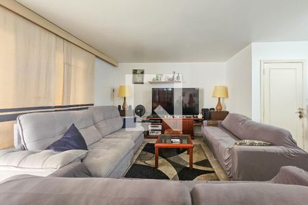 Sala de apartamento para alugar com 3 quartos, 180m² em Pitangueiras, Guarujá