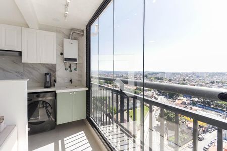Varanda da Sala de apartamento para alugar com 2 quartos, 38m² em Vila Progresso (zona Leste), São Paulo