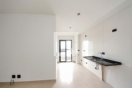 Sala e Cozinha de apartamento à venda com 2 quartos, 45m² em Vila Fernandes, São Paulo